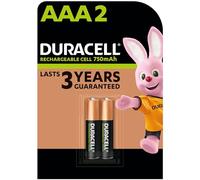 Duracell Rechargeable Batteries AAA (LR03) Pack of 2