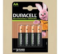 4pk Duracell AAA Size 750mAh Rechargeable Batteries