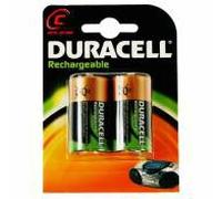 Duracell Rechargeable C Size 2 Pack Rechargeable battery Nickel-Metal