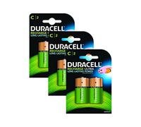 Duracell Rechargeable C Size Batteries--Pack of 6