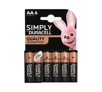 Duracell S18450 Simply Batteries Aa X 6 S18450