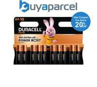 Duracell S30945 AA Cell Plus with Power Boost Batteries (Pack 10) DURAAPB10