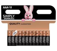 Duracell Simply AAA Batteries (Pack of 12)