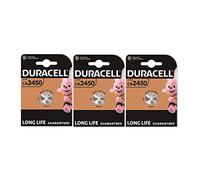DURACELL Set of 3 Button batteries lithium Electronics CR2450 3 volt Blister from 1