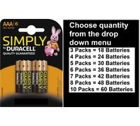 Duracell Batteries Simply Alkaline AAA Single-use – Pack of 6