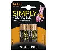 Duracell Batteries Simply Alkaline AAA Single-use – Pack of 6