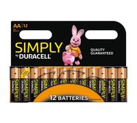 Duracell Battery AA – Simply Single-use Alkaline – Pack of 12