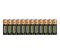 Duracell Simply Single-use AA Alkaline Batteries (Single-use Battery, AA, Alkaline, 1.5 V, 12 Pieces, Black, Gold)