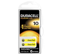 Duracell Size 10 Hearing Aid Batteries - 6-Pack