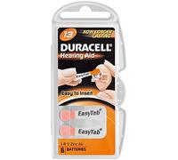 Duracell Size 13 Hearing Aid Batteries - Pack of 6