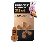 Duracell Specialty Hearing Aid Batteries Size 312 (6 Pack) S447