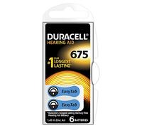 Duracell Size 675 Hearing Aid Batteries - 6-Pack