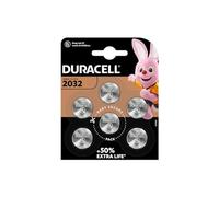 Duracell Specialty 2032 Lithium Coin Battery 3V, Pack of 6