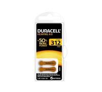 Duracell Specialty Hearing Aid Batteries Size 312 (6 Pack) S447