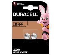 Duracell V13GA LR44 button cell 1.5 V Alkaline 125mAh (blister of 2)