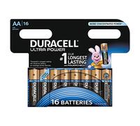 Duracell Ultra AA Alkaline Batteries, Pack of 16