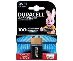 Duracell Ultra M3 Power Pp3 Alkaline Battery 9V Block