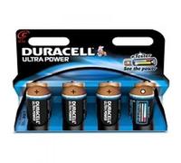 Duracell Ultra Power C 4pk Alkaline 1.5 V Non-rechargeable Battery - non-rechargeable batteries (Alkaline, Cylindrical, 1.5 V, 4 pc (S), C, black)