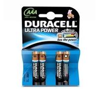 Duracell Ultra POWR AAA Alkaline 1.5 V Non-rechargeable Battery - Batteries (Alkaline, Cylindrical, 1.5 V, 4 pc (S), AAA, Black)