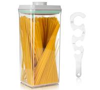 Duracresta Spaghetti Storage Jar, Kitchen Organizer, 3.2 Liter Airtight Seal Jar, Locking Lid, Moisture Resistant, Suitable for Various Grains, Flour, Coffee Beans