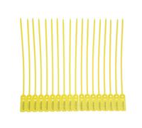 Duradeals 100x Yellow Plastic Security Seals, Numbered Tamper Evident 40cm