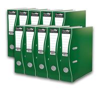 Durafile Lever Arch Files, Dark Green, Pack of 10 Folders, Heavy Duty Board Construction Suitable for A4 Size Documents, Ideal for School, Home and The Office