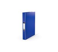 Durafile Ring Binder A4 File, Dark Blue, Single File Folder Organiser, Heavy Duty Board Construction Folders for Paperwork Ring Binder, Ideal Folder for School, Home & The Office