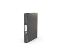 Durafile Ring Binder A4 File, Grey, Single File Folder Organiser, Heavy Duty Board Construction Folders for Paperwork Ring Binder, Ideal Folder for School, Home & the Office