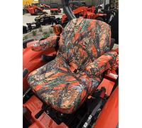 Durafit Seat Covers, Compatible with Kubota Tractors L3301,L3901,L4701, KU16 (MC2 Orange Endura) One Piece seat with armrests. New for 2022