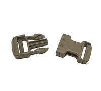 Duraflex Pack of Five Tan499 IRR 25mm Mojave Side Release Buckle (Tactical military 1" Tan