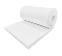 DURAFOAM High Density White Firm Foam For Use In Upholstery, Cushions, Sofa, Beds, Seats, Campervans, Indoor/Outdoor Padding, DIY - DF160W - 80 x 20 x 2.5 inch (200 x 50 x 6.35cm)