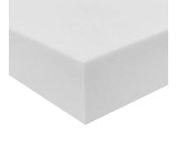 DURAFOAM High Density White Firm Foam Sofa, Dining Chair, Seat Pad, Cushion, Padding - DF160W (24 x 24 x 1 inch / 61 x 61 x 2.5 cm)