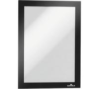 Durable DURAFRAME Self-Adhesive Magnetic Frame | A5 Format In Black | Pack of 10 Frames | Document Frame for Professional Internal Signage