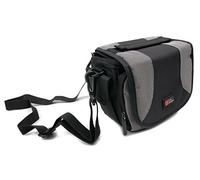 DURAGADGET Black & Grey Carry Case w/Padded Interior & Strap - Compatible with Nikon Travelite EX 8x25 | 12x25 Binoculars