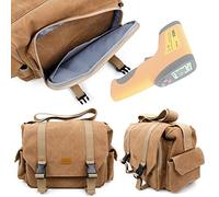 DURAGADGET Brown Canvas Carry Bag - Compatible with Fluke 59 Max Infrared Thermometer | 59 Max-Plus Infrared | 62 MAX | 62 MAX-Plus | T-Plus Electrical Tester & T-PlusPRO Electrical Tester