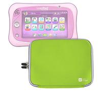 DURAGADGET Green 10-inch Tablet Case in Neoprene with Wrap-Around Dual Zip Closures - Compatible with LeapFrog LeapPad Ultimate Learning Tablet