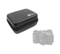 DURAGADGET Hard Shell Black EVA Case with Carabiner Clip - Compatible with Nikon Coolpix P7000 | Coolpix P7100 | Coolpix P7700 & Coolpix P7800