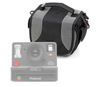 DURAGADGET Portable Black & Grey Carry Case w/Padded Interior & Strap - Compatible with Polaroid OneStep+ & OneStep 600 Cameras