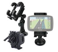 DURAGADGET Premium Anti-Shake In-Car Windscreen & Dashboard GPS Mount - Suitable for TomTom GO 51, 61, 520, 620, 5200 & 6200 Satnavs