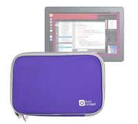 DURAGADGET Purple Water-Resistant Cushioned Neoprene Carry Case - Compatible with BQ Aquaris M10 Ubuntu Edition Tablet