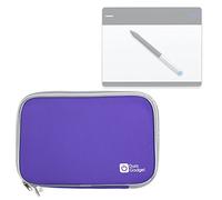DURAGADGET Purple Water-Resistant Cushioned Neoprene Carry Case - Compatible with Wacom Intuos 'Photo' Pen and Touch Graphics Tablet (Small) - CTH-490PK-S