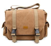 DURAGADGET Tan-Brown Large Sized Canvas Carry Bag - Compatible with PAW PATROL S15300 Walkie Talkie | PAW PATROL S15302 Skye and Everest Walkie Talkie