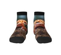 DURAGS Sand Leopard Gecko Print Unisex Direct-Cylinder Socks,Top-Tier Sports And Leisure Socks For All Occasions, Sand Leopard Gecko2, One size