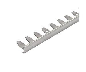 Dural Bendable L Shape Tile Trim Z Flex, Brass, Stainless Steel & 5mm Brass