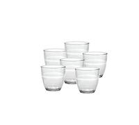 Duralex Glass Tumbler, Set of 6, transparent, 9 cl