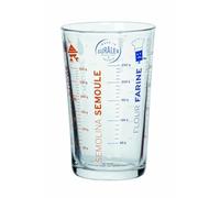 Duralex - 5004AM12 - Precisio Transparent Glass Measuring Jug - 9 cm,9 x 9 x 15 cm