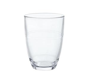 Duralex 6X Clear 360ml Highball Glasses - Gigogne Tempered Glass Water Gin Juice Cocktail Drinking Glassware Set