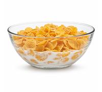 Duralex Clear Stacking Bowls 14cm Set of 6 Glass Dessert Cereal Bowls Durable Serving Bowls for Soup Fruit Snacks Everyday Kitchen Use