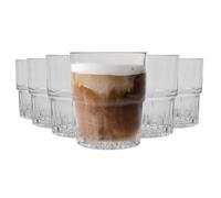 Duralex Empilable Stackable Drinking Glasses - 200Ml Tumblers For Water, Juice - Pack Of 6