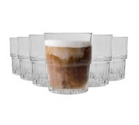 Duralex Empilable Stackable Juice Water Glasses Tumblers Set 160ml x6